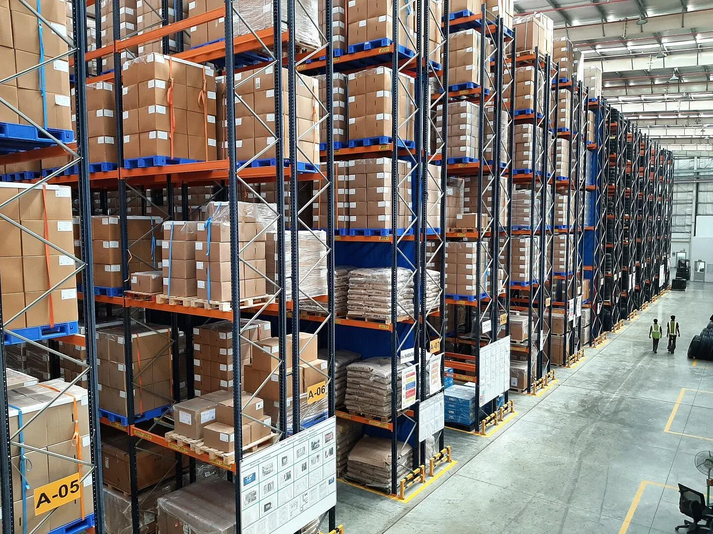 Warehouse storage and order preparation