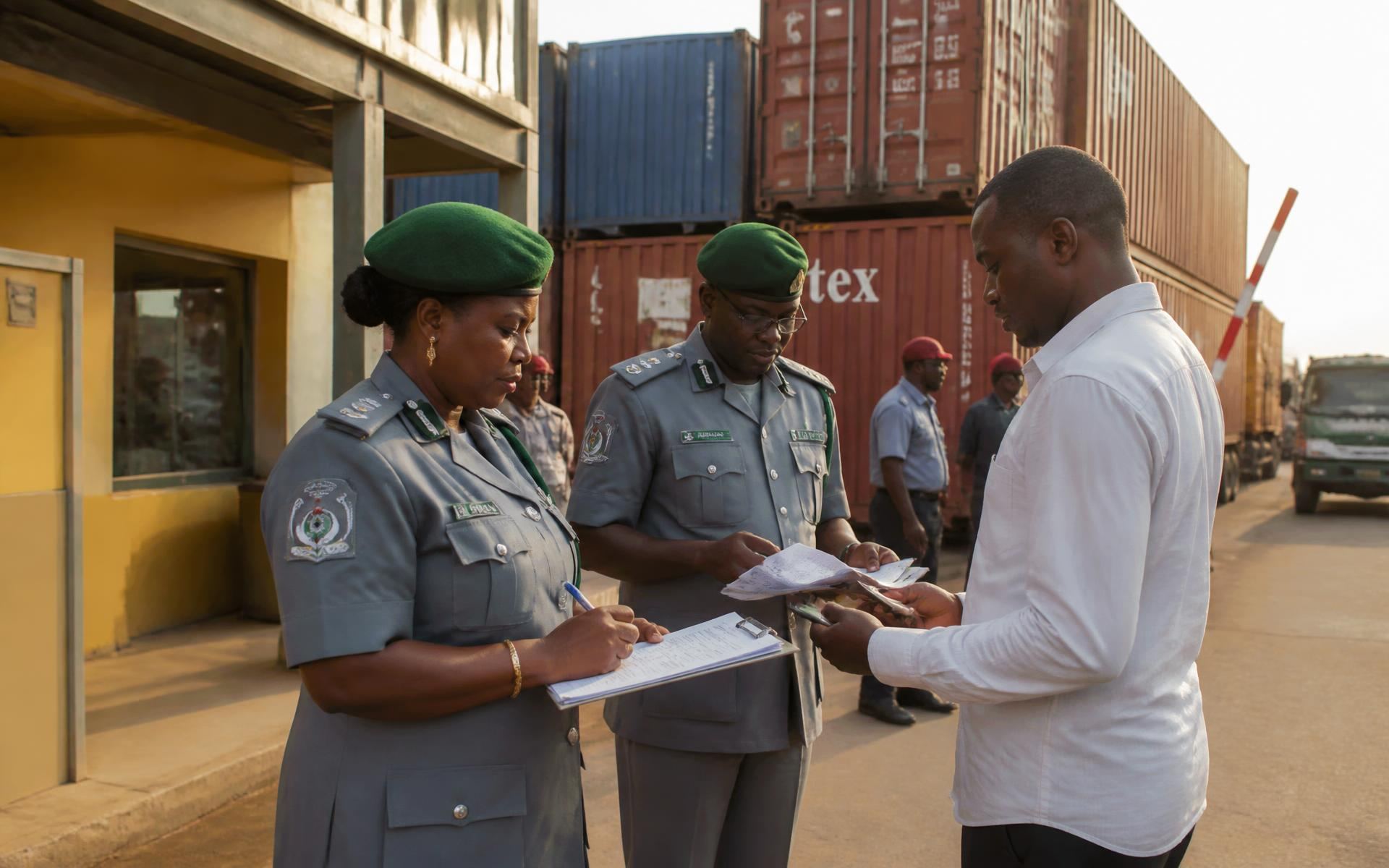 Import shipment documentation being prepared ahead of a Bromley Logistics booking